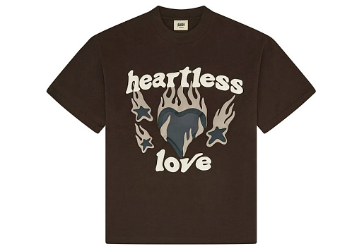 Broken Planet Heartless Love T-shirt (Mocha Brown)