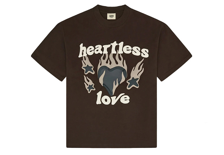 Broken Planet Heartless Love T-shirt (Mocha Brown)