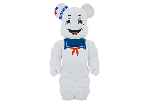 Bearbrick x Ghostbusters Stay Puft Marshmallow Man Costume Version 1000%