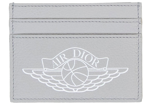 Dior x Jordan Wings Card Holder (4 Card Slot) Grey (SS20)