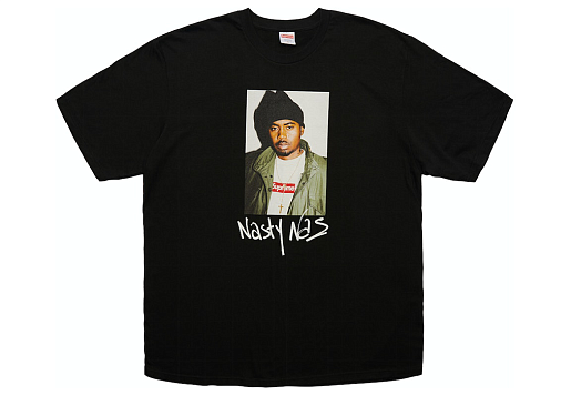 Supreme Nas Tee Black