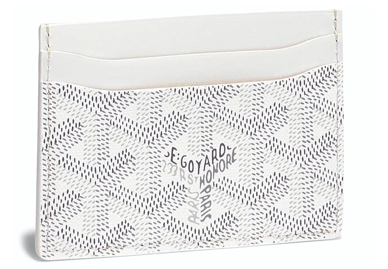 Goyard Saint-Sulpice Card Wallet White