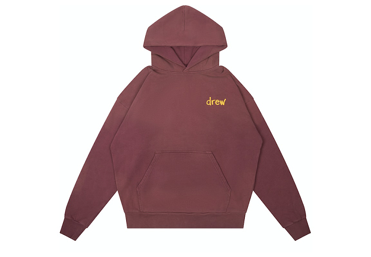 Drew House Scribble Hoodie Faded Maroon