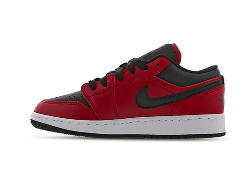 Nike Air Jordan 1 Low Gym Red Black Pebbled (GS)