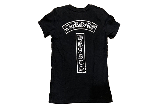 Chrome Hearts T-Bar Scroll Logo T-shirt Black