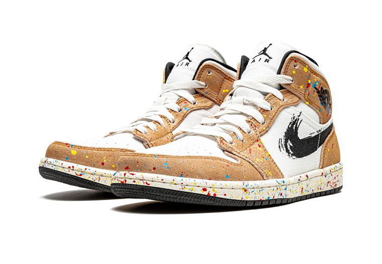 Nike Air Jordan 1 Mid SE Brushstroke
