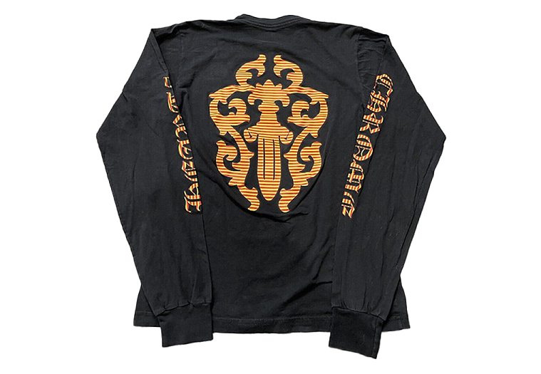 Chrome Hearts Dagger L/S T-Shirt Black/Yellow