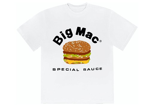 Cactus Plant Flea Market x McDonald's Team Big Mac T-shirt White (FW22)