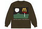 Cactus Plant Flea Market x McDonald's 24/7 Long Sleeve T-shirt Clove (FW22)