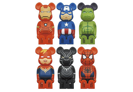 Bearbrick x Cleverin x Marvel 200% Air Freshener