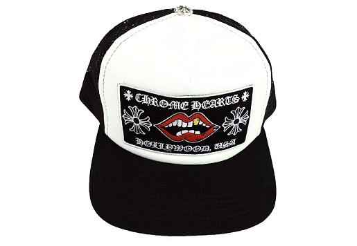 Chrome Hearts Chomper Hollywood Trucker Hat Black/Black