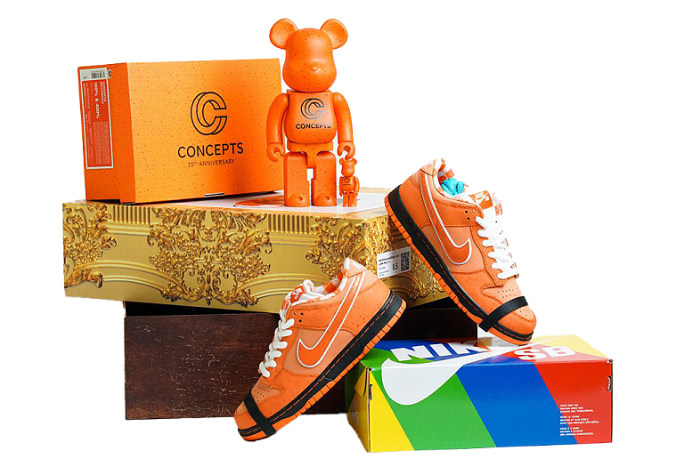 Nike SB Dunk Low Concepts Orange Lobster (Special Box)