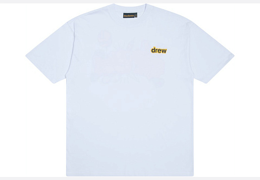 Drew House Doodle Joy SS Tee White
