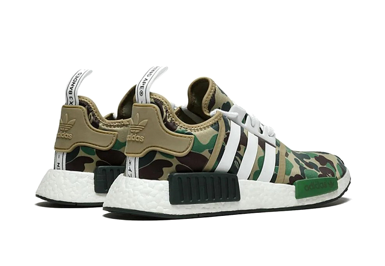 Adidas NMD R1 Bape Olive Camo