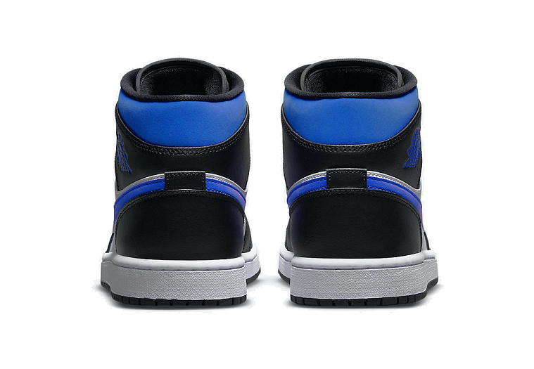 Nike Air Jordan 1 Mid White Black Racer Blue