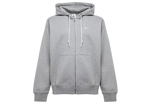 КУРТКА Nike Solo Swoosh Full-Zip Hoodie Grey