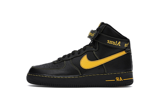 Nike Air Force 1 High Vlone Yellow Swoosh  Sampl Paris Fashion Week