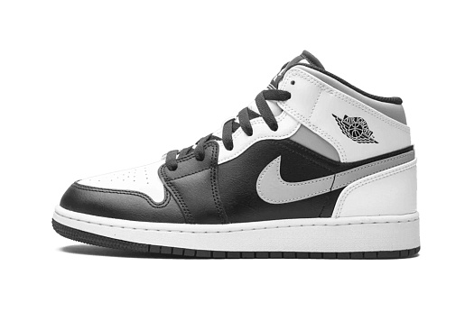 Nike Air Jordan 1 Mid White Shadow (GS)