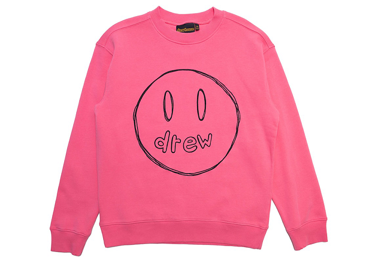 Drew House (SS22) Sketch Mascot Crewneck Hot Pink