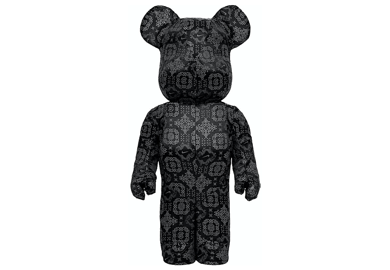 Bearbrick x Clot x Nike Black Silk 1000%