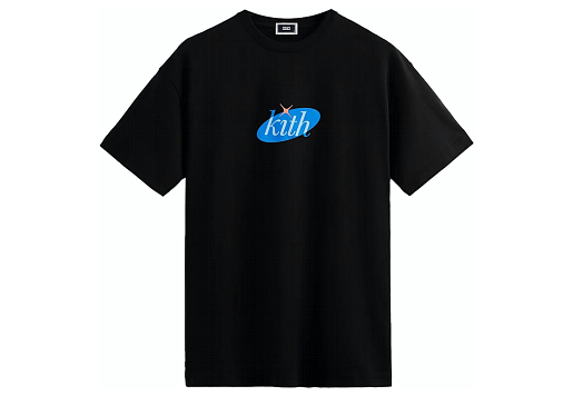 Kith Retro Logo Tee Black