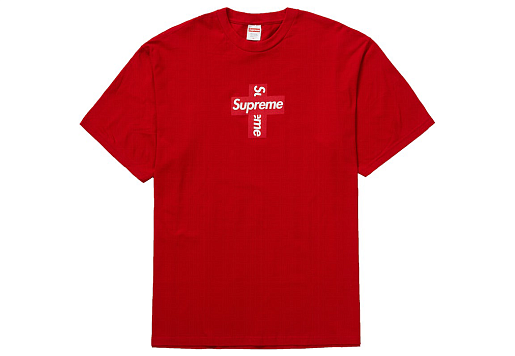 Supreme Cross Box Logo T-Shirt Red