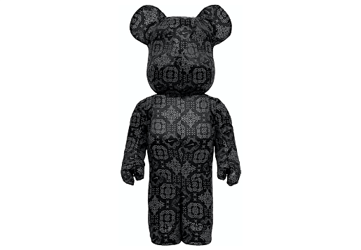 Bearbrick x Clot x Nike Black Silk 1000%