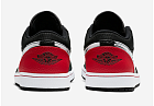 Nike Air Jordan 1 Low Brushstroke Swoosh Black