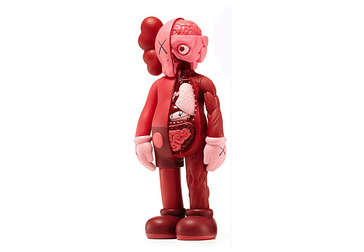 Kaws Companion Flayed Open Edition Vinyl Figure Red