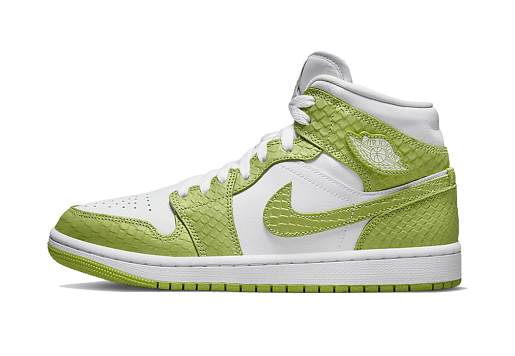 Nike Air Jordan 1 Mid Green Python (W)