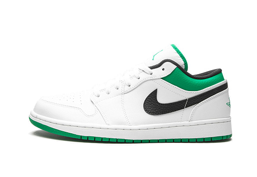 Nike Air Jordan 1 Low White Lucky Green Black