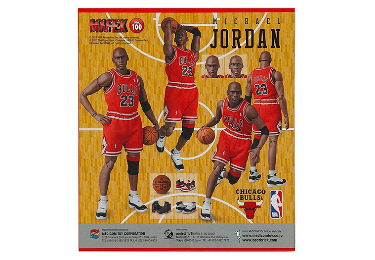 Medicom Mafex NBA Chicago Bulls Michael Jordan Action Figure