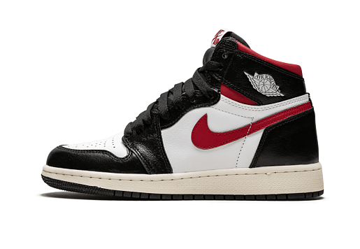Nike Air Jordan 1 Retro High Black Gym Red (GS)