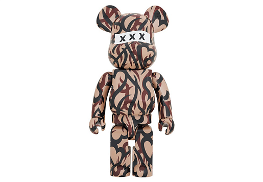 Bearbrick x NUMBER (N)INE x GOD SELECTION XXX (NUMBER (N)XXX) 1000%