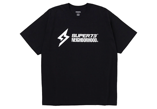 Neighborhood-Super73 Tee Black