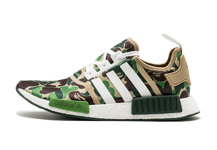 Adidas NMD R1 Bape Olive Camo