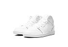 Nike Air Jordan 1 Mid Triple White Kids