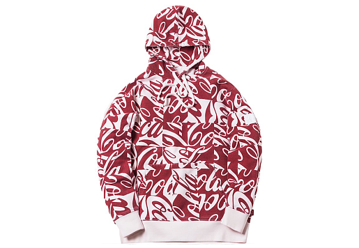 Kith x Coca-Cola Cubed Global Hoodie Red