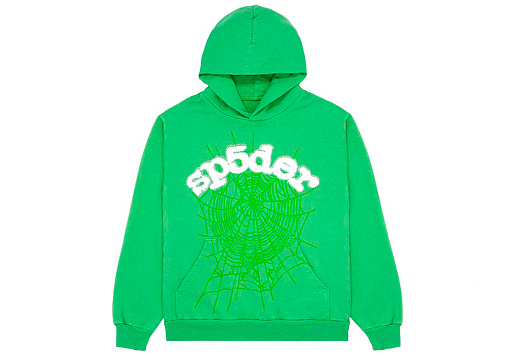 Sp5der Web Hoodie Slime Green