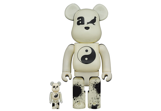 Bearbrick x atmos x Staple #4 100% & 400% Set Glow