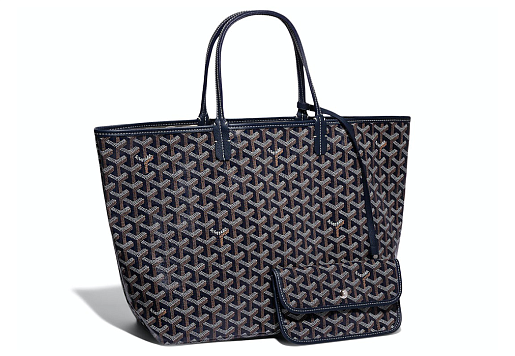 Goyard Saint Louis Tote PM Navy Blue