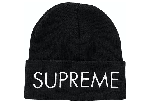 Supreme Capital Beanie Black