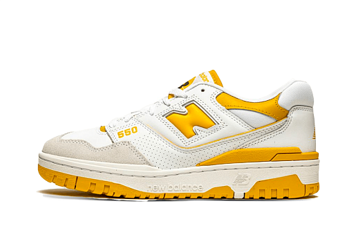 New Balance 550 Sea Salt Varsity Gold