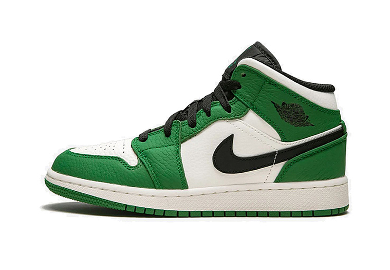 Nike Air Jordan 1 Mid Pine Green (GS)