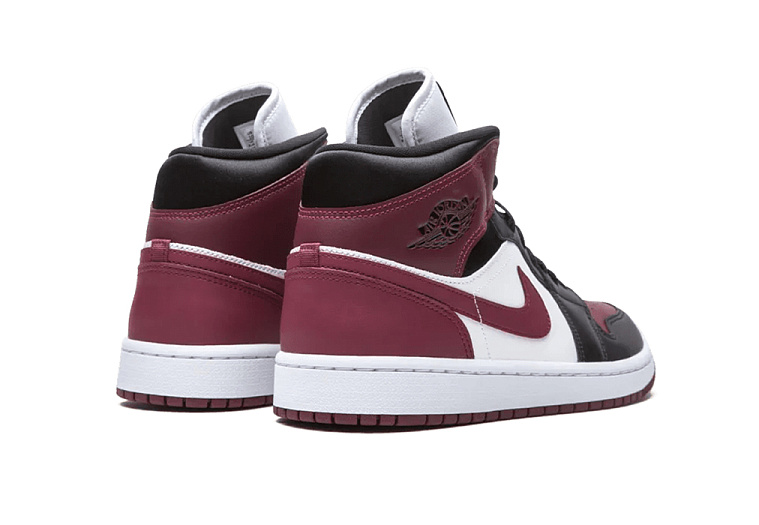 Nike Air Jordan 1 Mid SE Black Dark Beetroot (W)