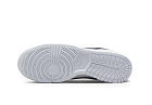 Nike Dunk Low White Grey Navy Aqua Mini Swoosh
