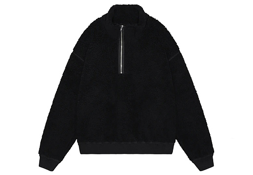 CAV EMPT Heavy Wool Boa Half Zip Sweatshirt