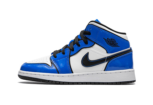Nike Air Jordan 1 Mid Signal Blue GS