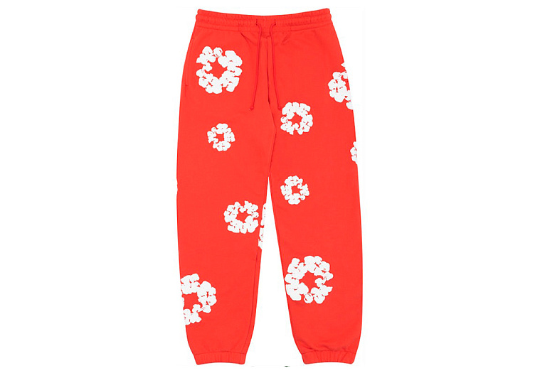 Denim Tears The Cotton Wreath Sweatpant Red