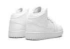 Nike Air Jordan 1 Mid Triple White (GS)